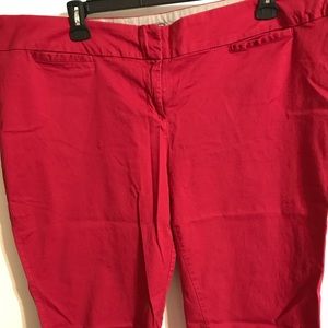 Avenue Signature Chino Capris Sz 22